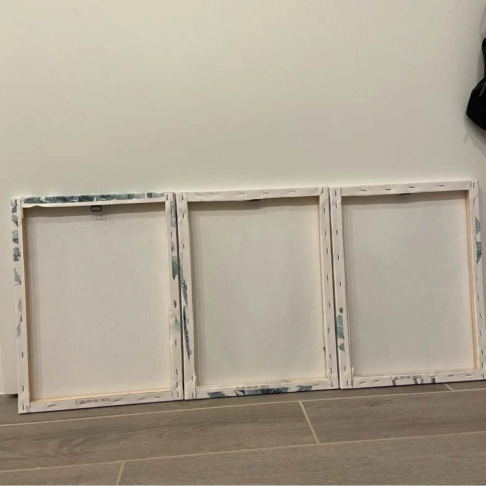 Canvas Wall Art Plants Set of 3 12”X16” - Picture 4 of 11